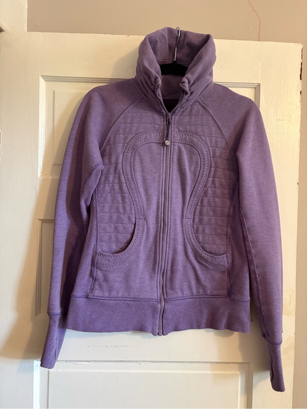 lululemon athletica Purple scuba full zip jacket 6